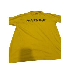 AHP Saints Sinners Graphic T Shirt Yellow 2XL (803)